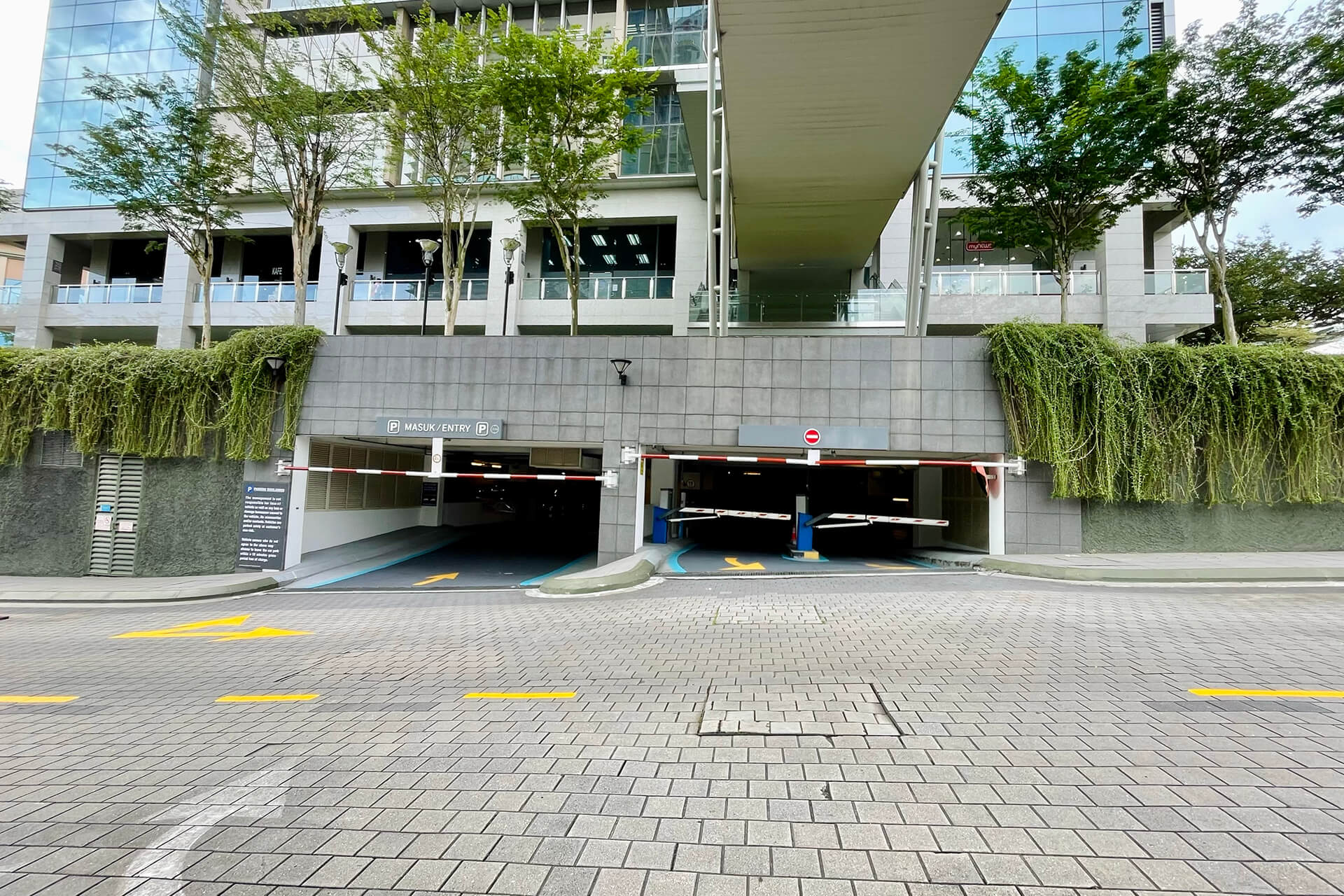 Sunway Pinnacle parking entrance