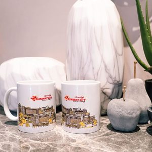 Get yourself a Sunway City Kuala Lumpur mug to enjoy your icy cold or soothing warm beverages!