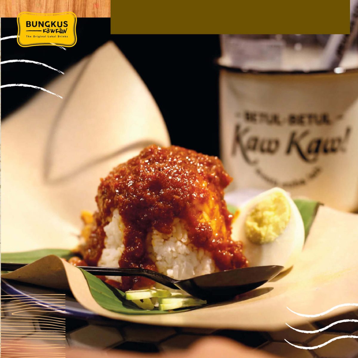 Bungkus kaw kaw - Malaysia’s national dish – Nasi Lemak is a must-try!