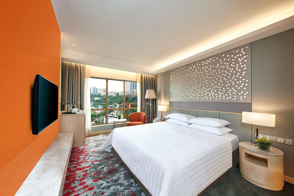 deluxe park view at sunway pyramid hotel