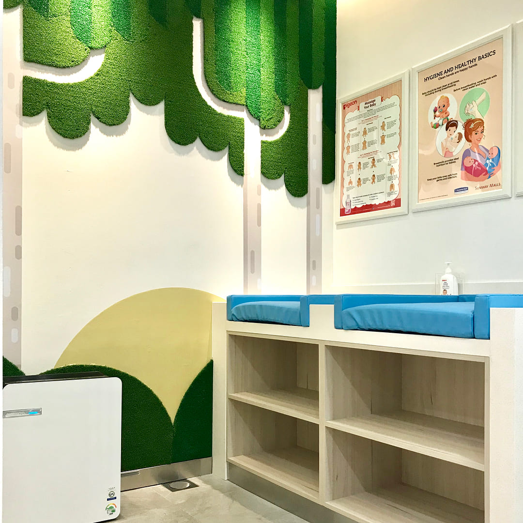 Sunway pyramid - Come visit our newly refreshed baby rooms featuring educational wall toys, 3 nursing rooms, a child-friendly toilet, new multi-functional benches and diaper changing stations. Enjoy toiletries, sanitary product, water dispenser with both hot and cold temperature and air purifier.