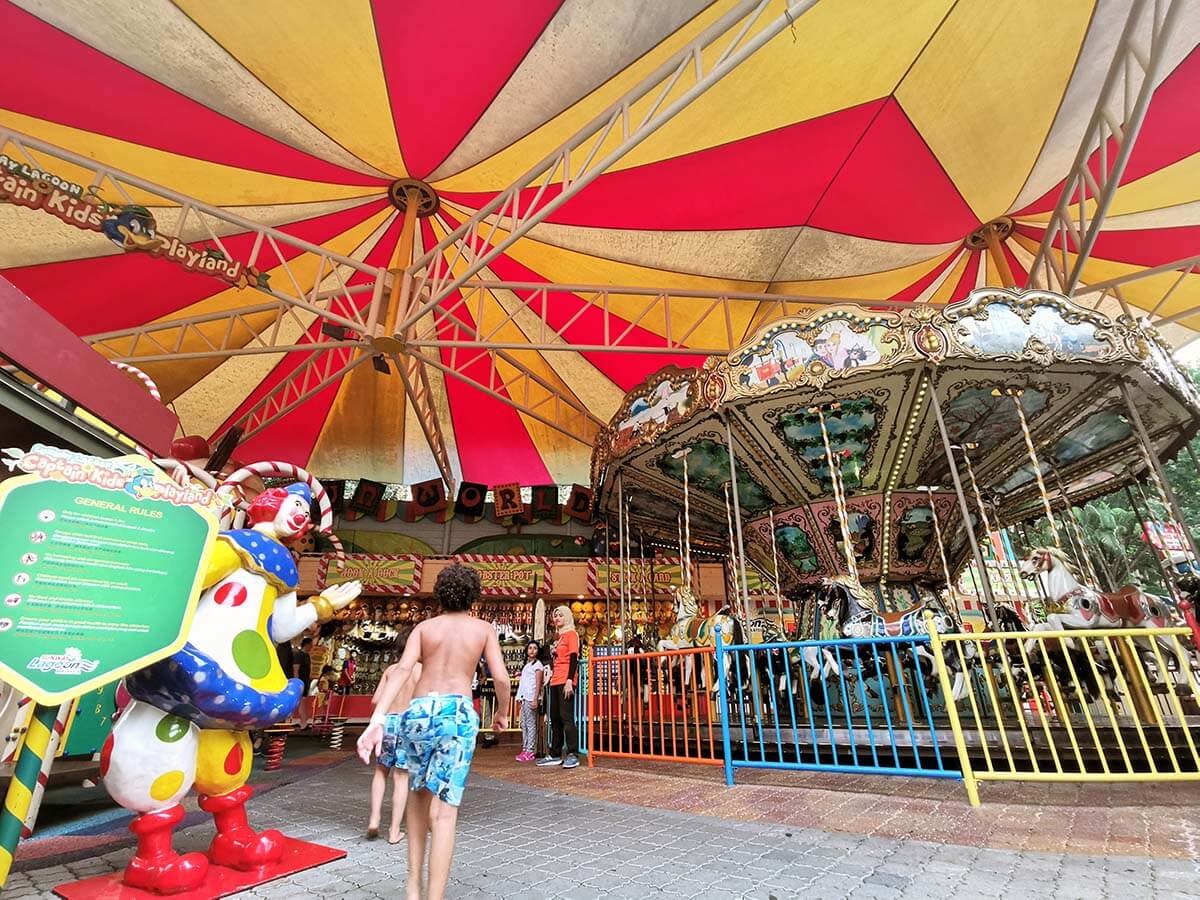 Jollies aplenty to keep your family entertained! Carousel at Sunway Lagoon