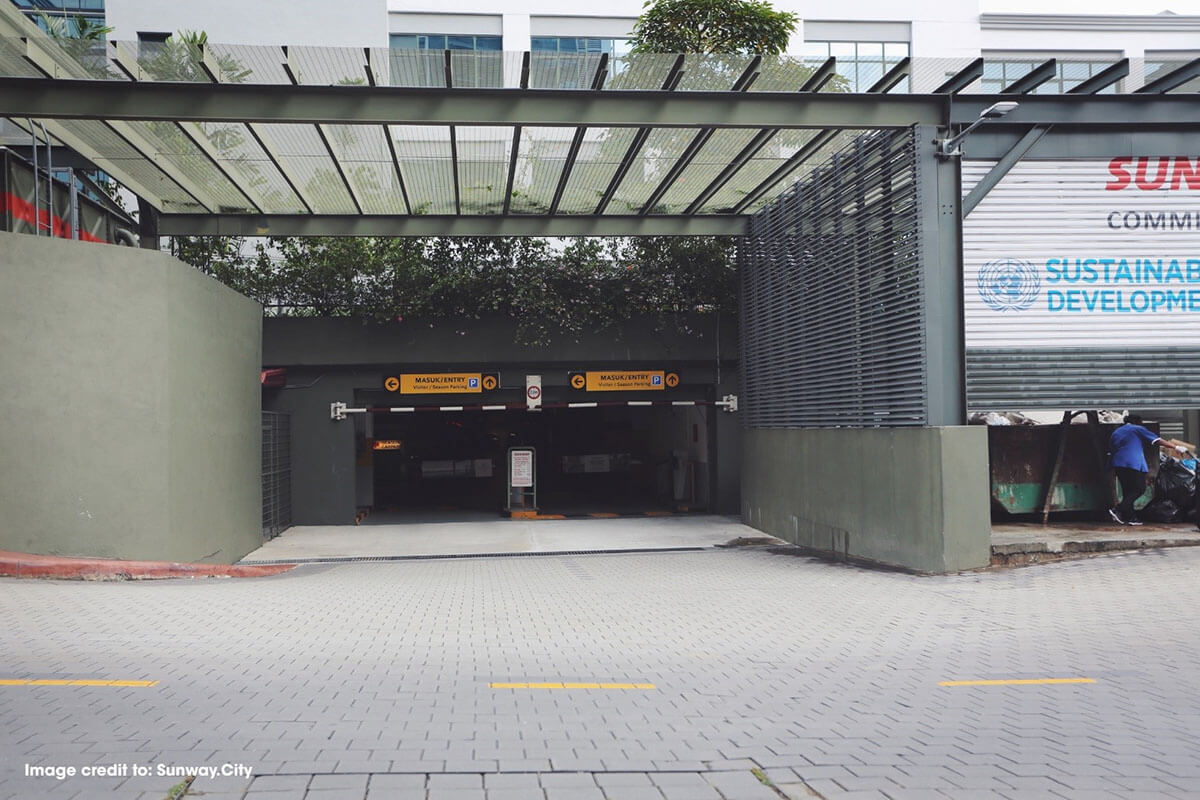 Menara Sunway Parking Entrance
