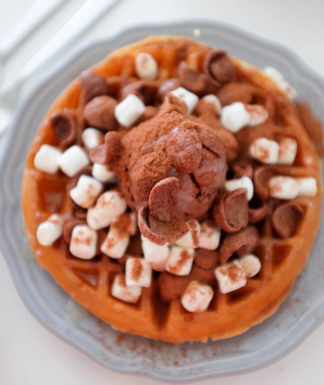 Try a waffle topped with Milo powder, marshmallows, coco crunch and dark chocolate ice cream! The Milo Dinosaur waffle will surely amaze you with its sweet yet delicate touch at The Owl’s Cafe, Sunway Pyramid Mall