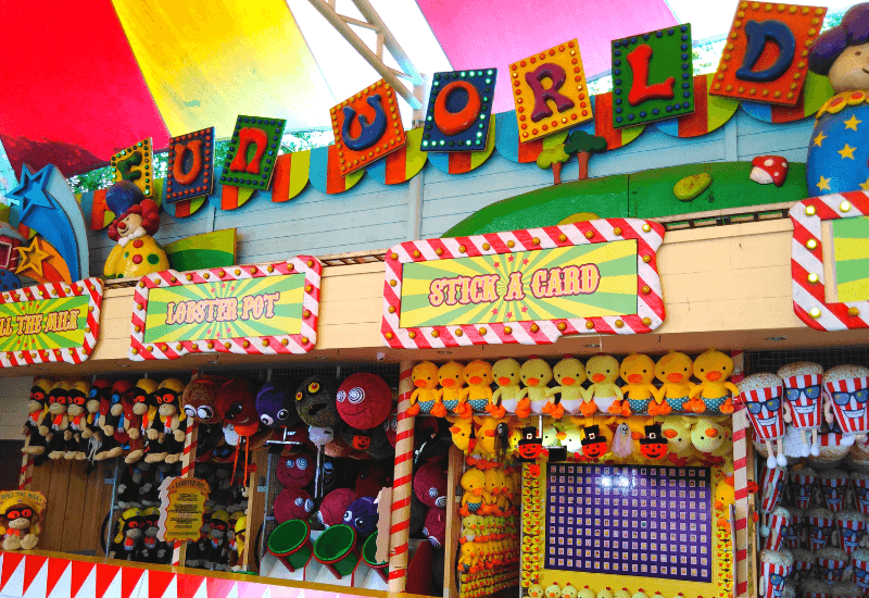 Colourful games stalls await you at Fun World Sunway Lagoon