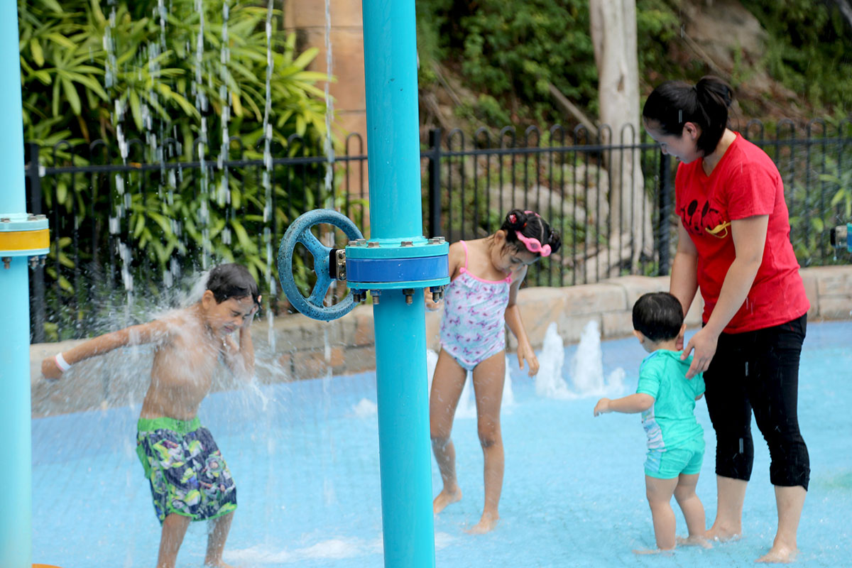 Non-stop Interactive Water Spray Experience - Splish Splash at Sunway Lagoon
