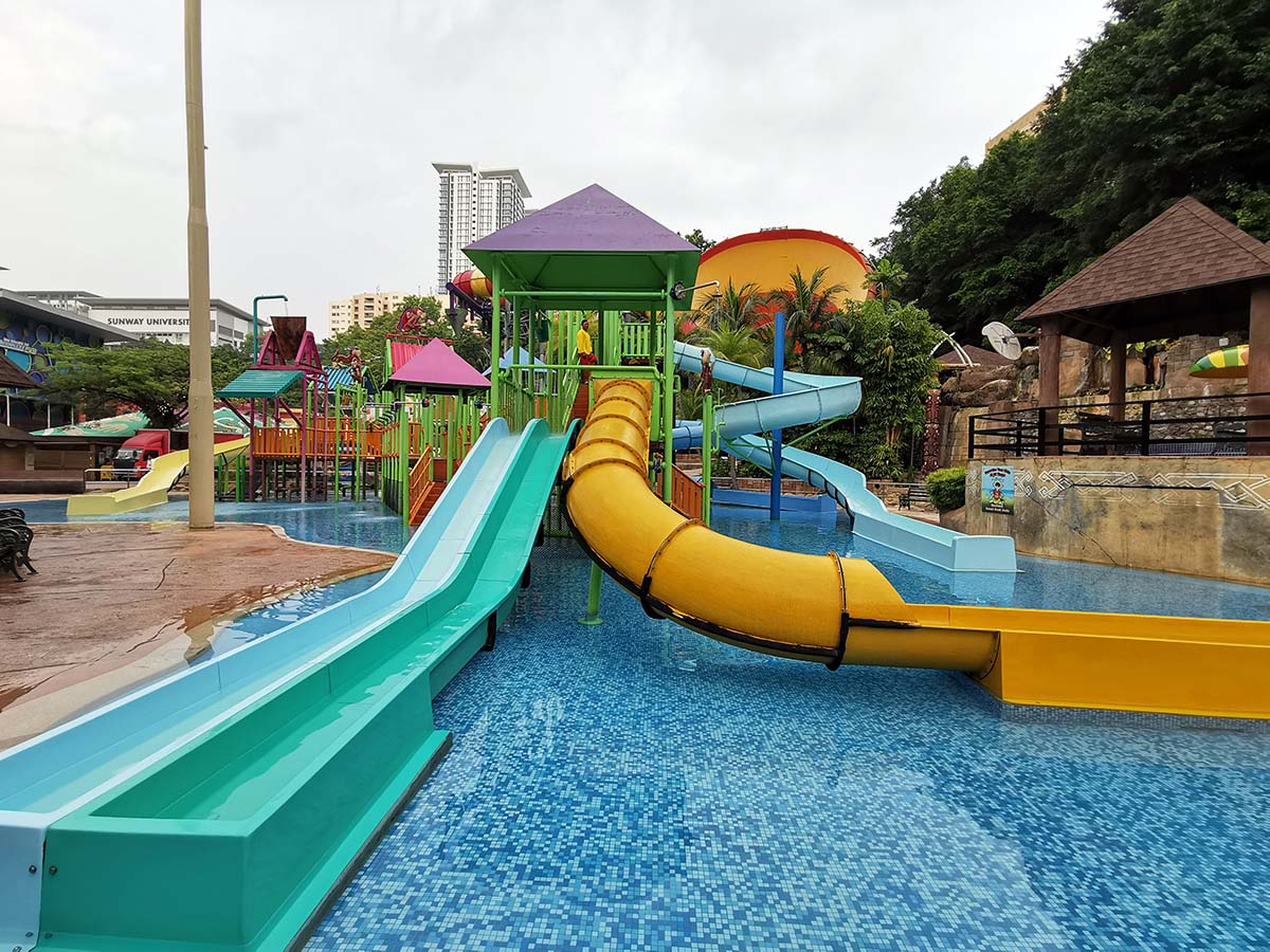 Various interactive water playgrounds available at little Zimbabwe for the little ones, Sunway Lagoon