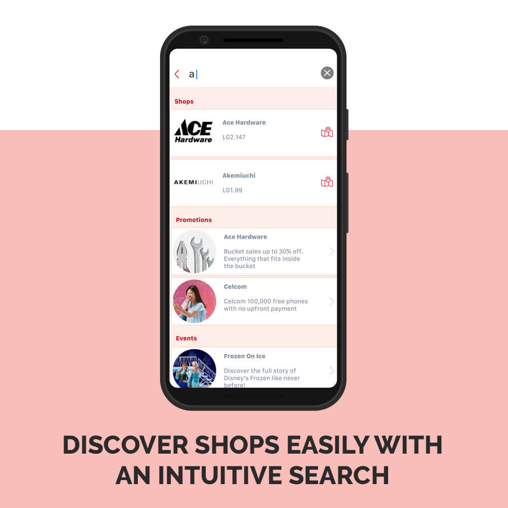 sunway pyramid - In-Mall Navigation Made Easy! Discover shops easily with an intuitive search