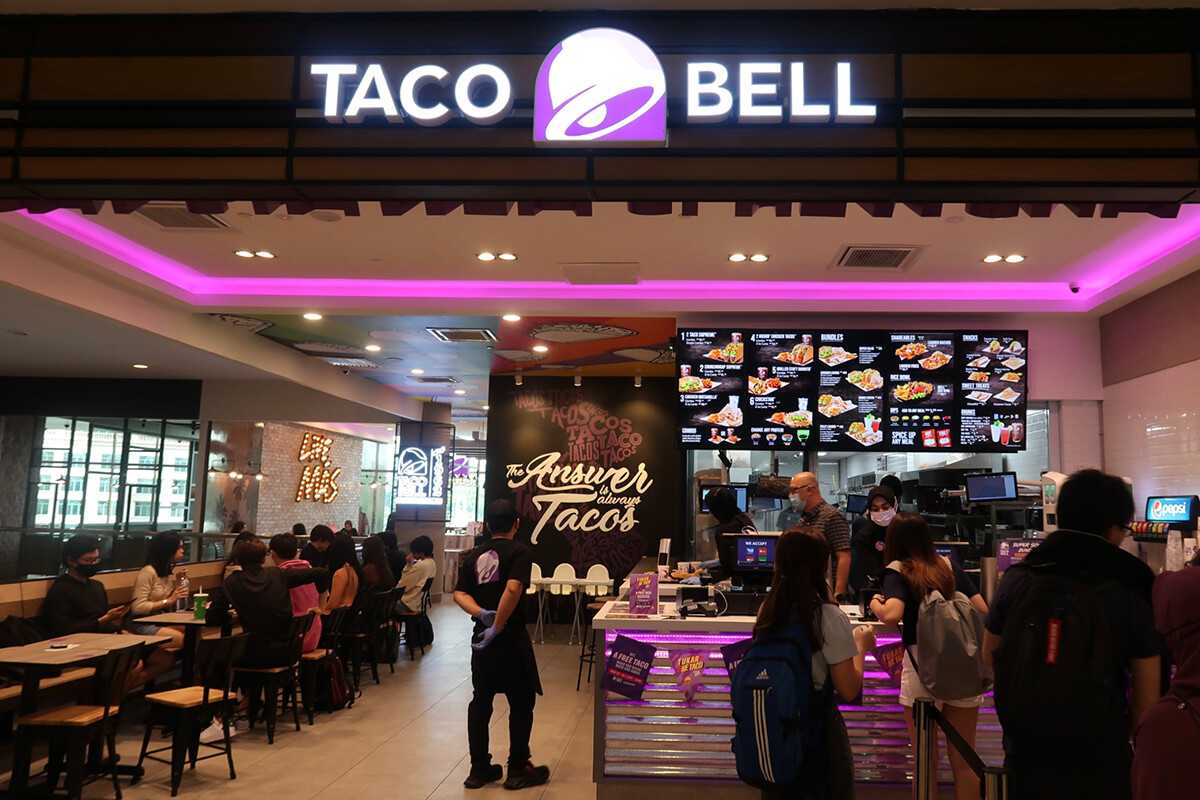 taco bell at sunway pyramid outlet