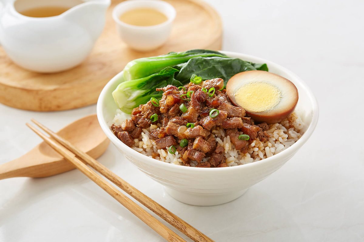 Explore The Vibrant World of Asian Avenue at Sunway Pyramid - the classis taiwanese dish braised pork rice
