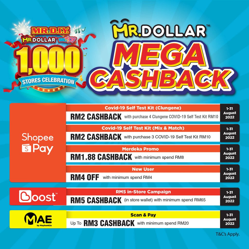 Mr D.I.Y. Mr. Dollar Mega Cashback