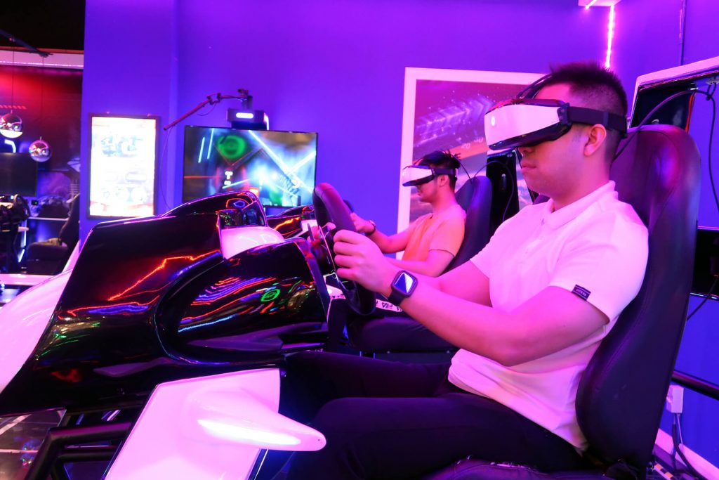 Future Land at Sunway Pyramid - Immerse in VR Racing to drift to your heart’s content!