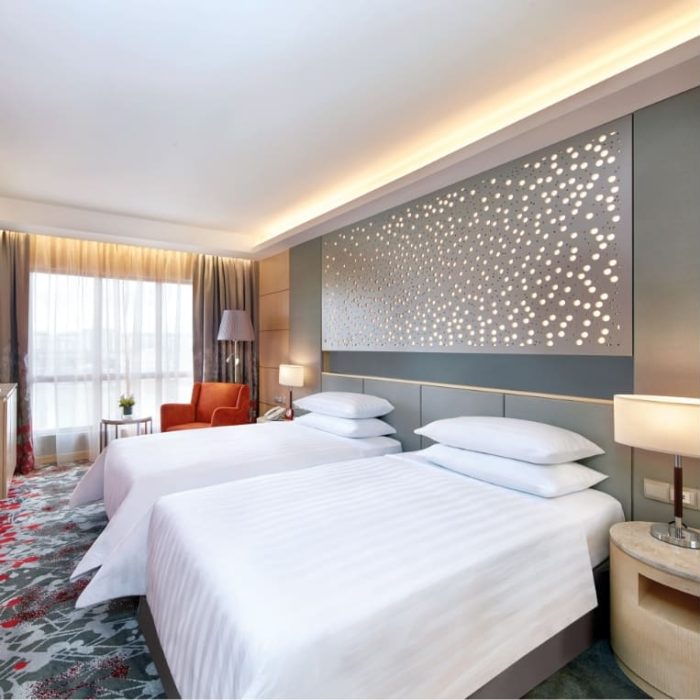 Sunway Pyramid Hotel - Our four-star hotel offers comfort and functionality with a collection of 602 guestrooms, which includes Deluxe category rooms, family rooms, suites and studios.