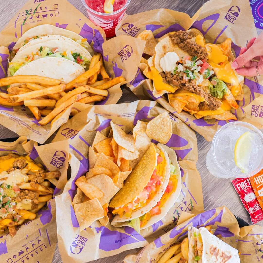 Have a fantas-taco meal at Taco Bell who’s got all your Mexican cravings covered.