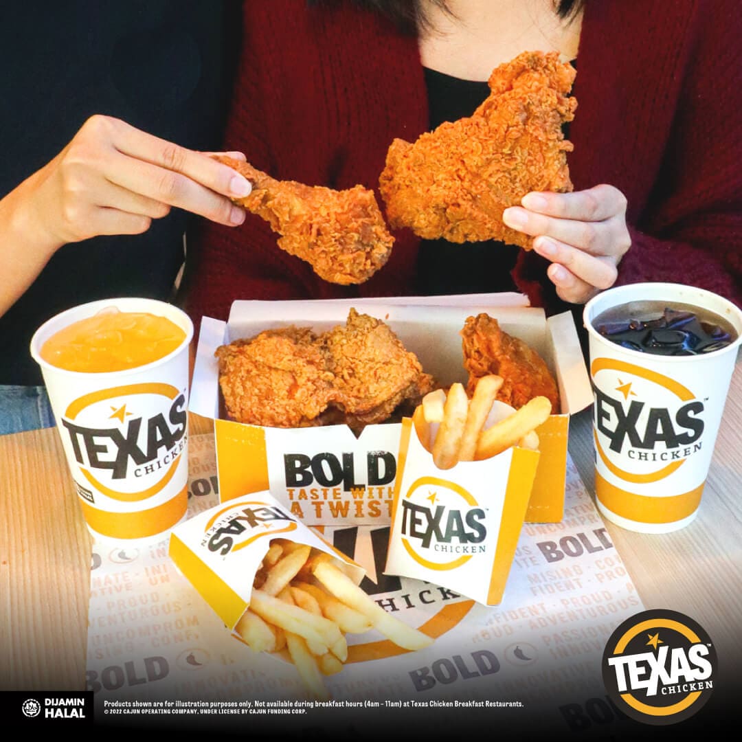Munch your blues away at your nearest Texas Chicken – there’s nothing fried chicken can’t fix