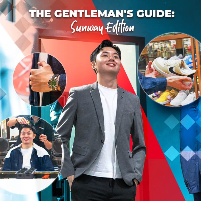 Treat yourself to a grooming session, explore tailor made suits, invest in a timepiece and embrace Japanese streetwear all at Sunway City Kuala Lumpur!