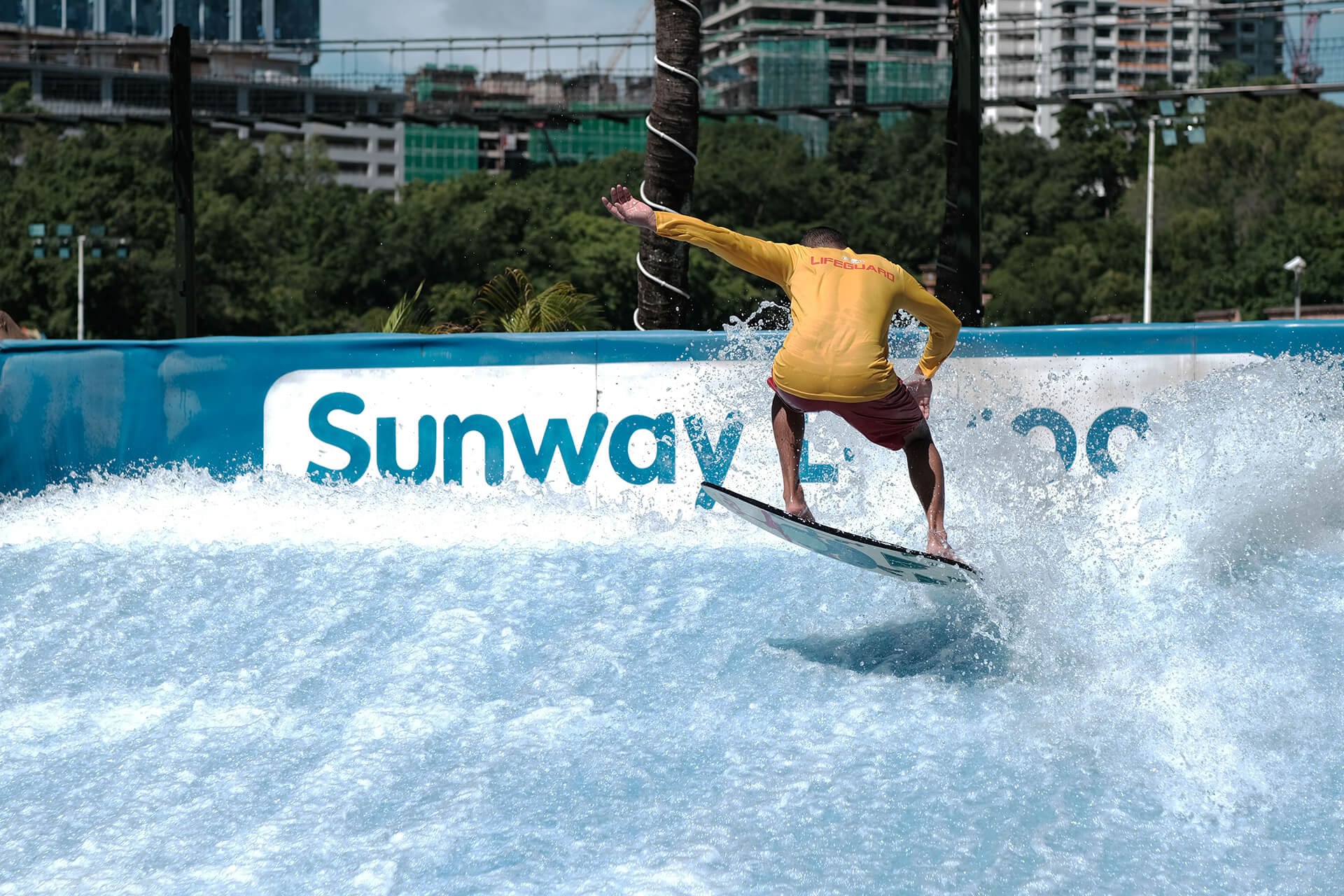 Have you heard of Malaysia’s first outdoor surfing simulator at Sunway Lagoon