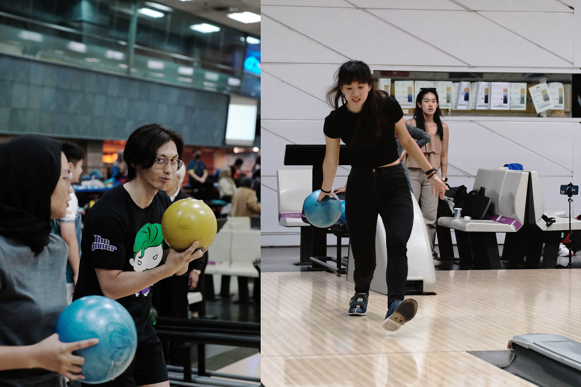 Put a bet on who’s getting the most strikes! at Sunway Mega Lanes