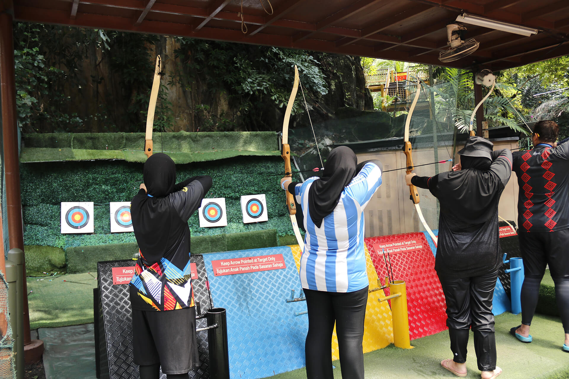 One step closer to gettin’ into S.H.I.E.L.D.! archery at Sunway Lagoon X Park