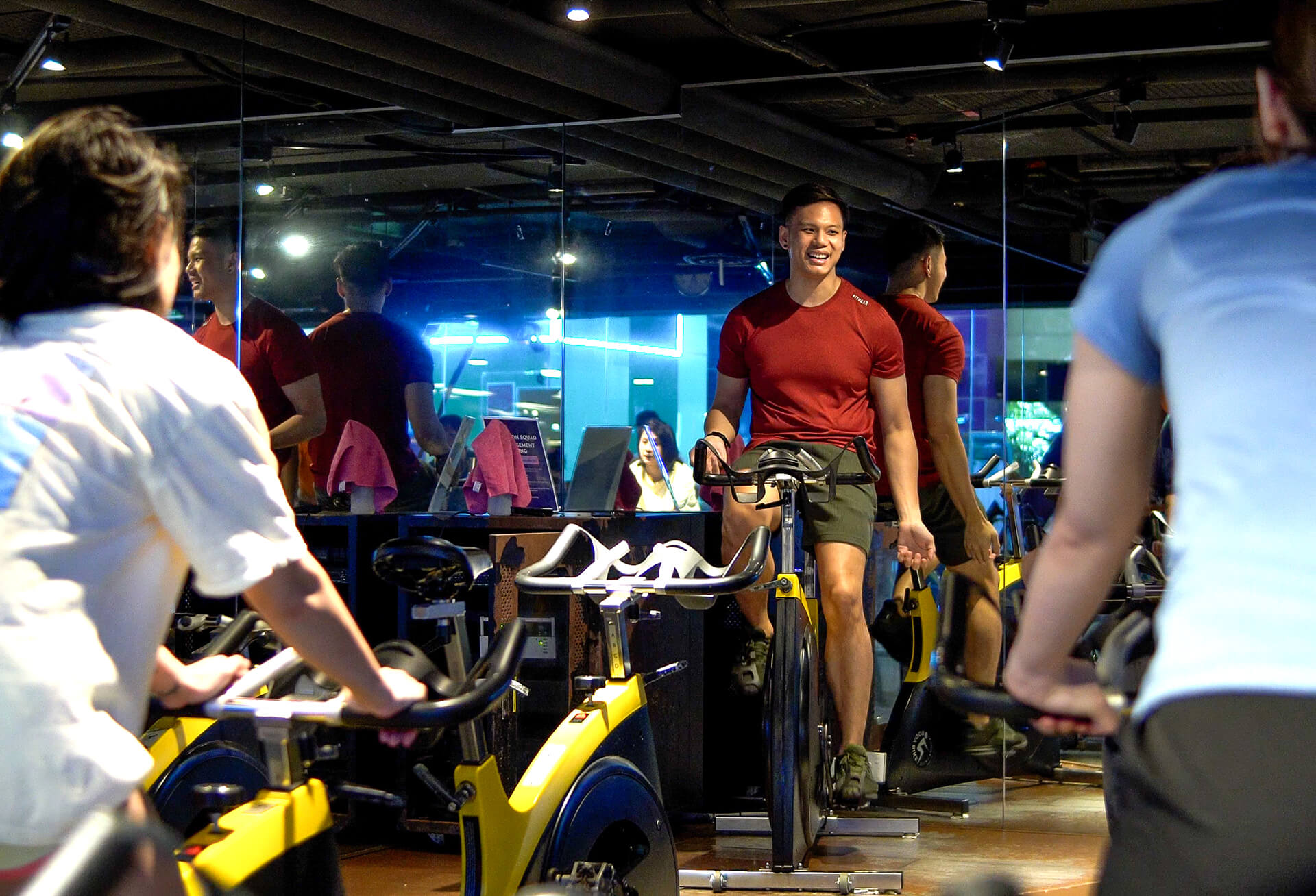 A spinning session is an incredible cardio workout.